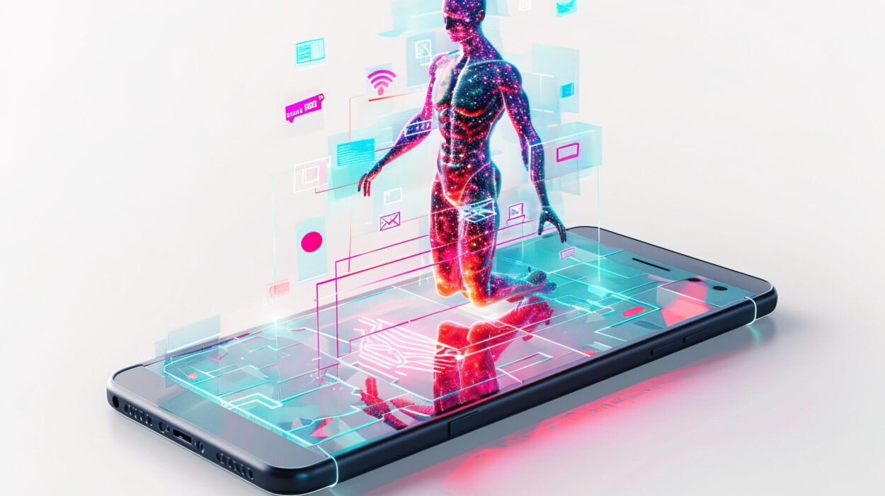 Tendencias del Diseño Web en 2026: Lo que Está Marcando el Futuro Digital 1 3d character emerging from smartphone