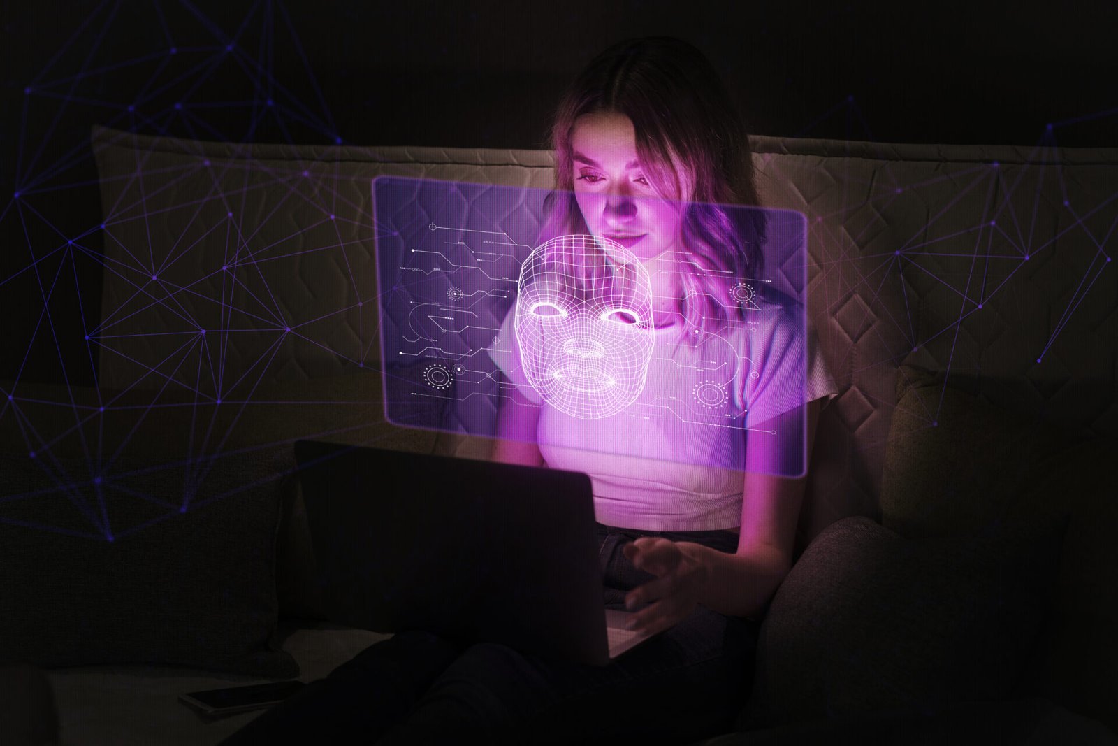 metaverse avatar collage concept