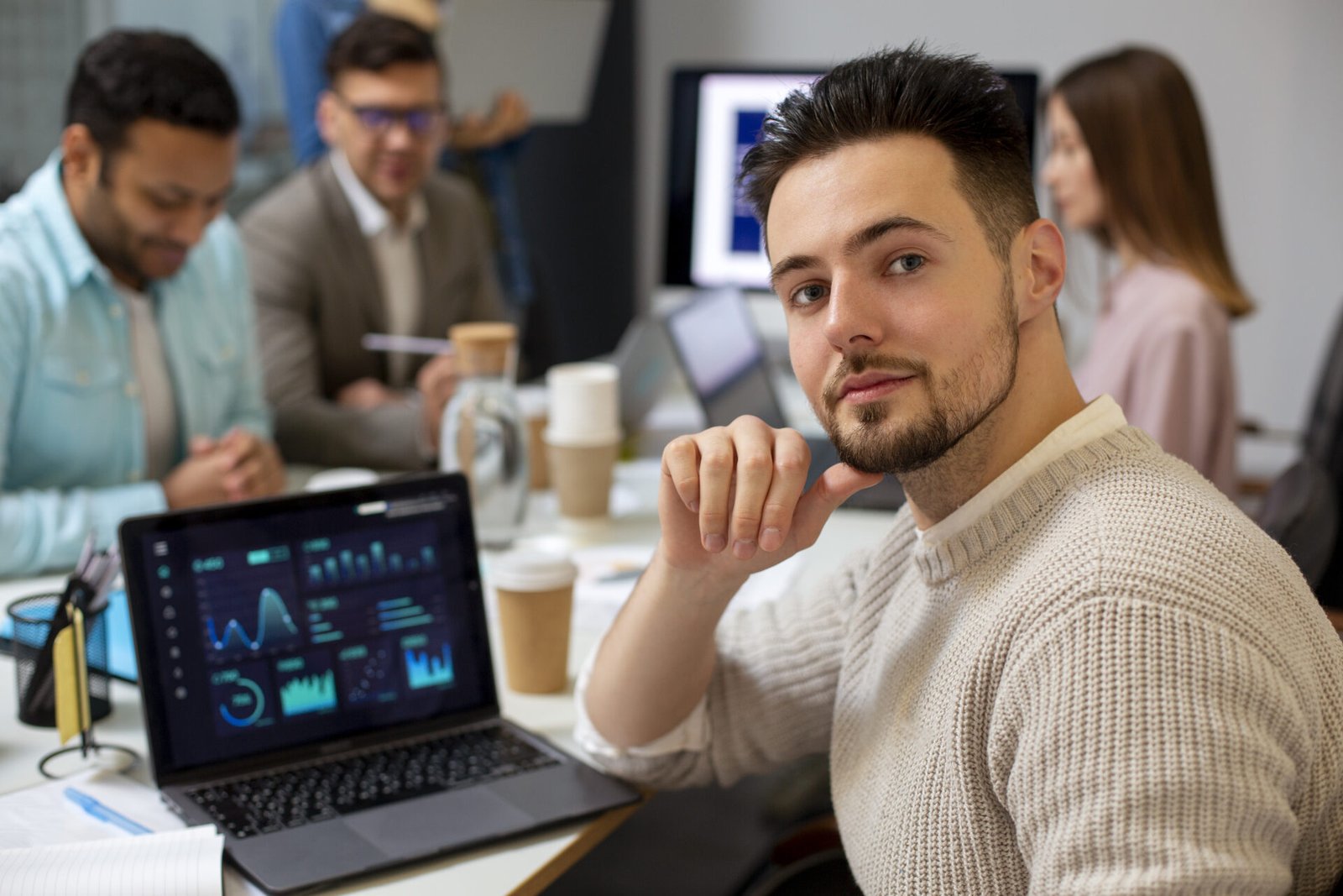 modern equipped computer lab