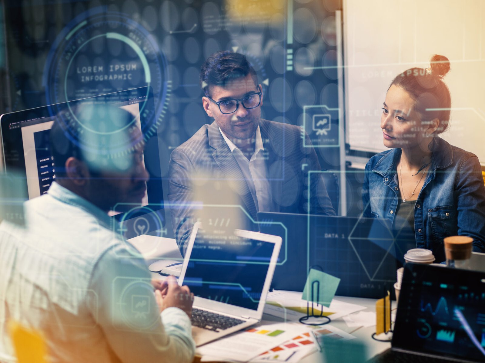 person working html computer